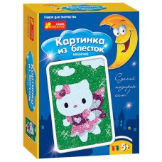 Картинки из песка, блесток, пайеток - Картинка из блесток. Кошечка Картинки из песка, блесток, пайеток - Картинка из блесток. Кошечка